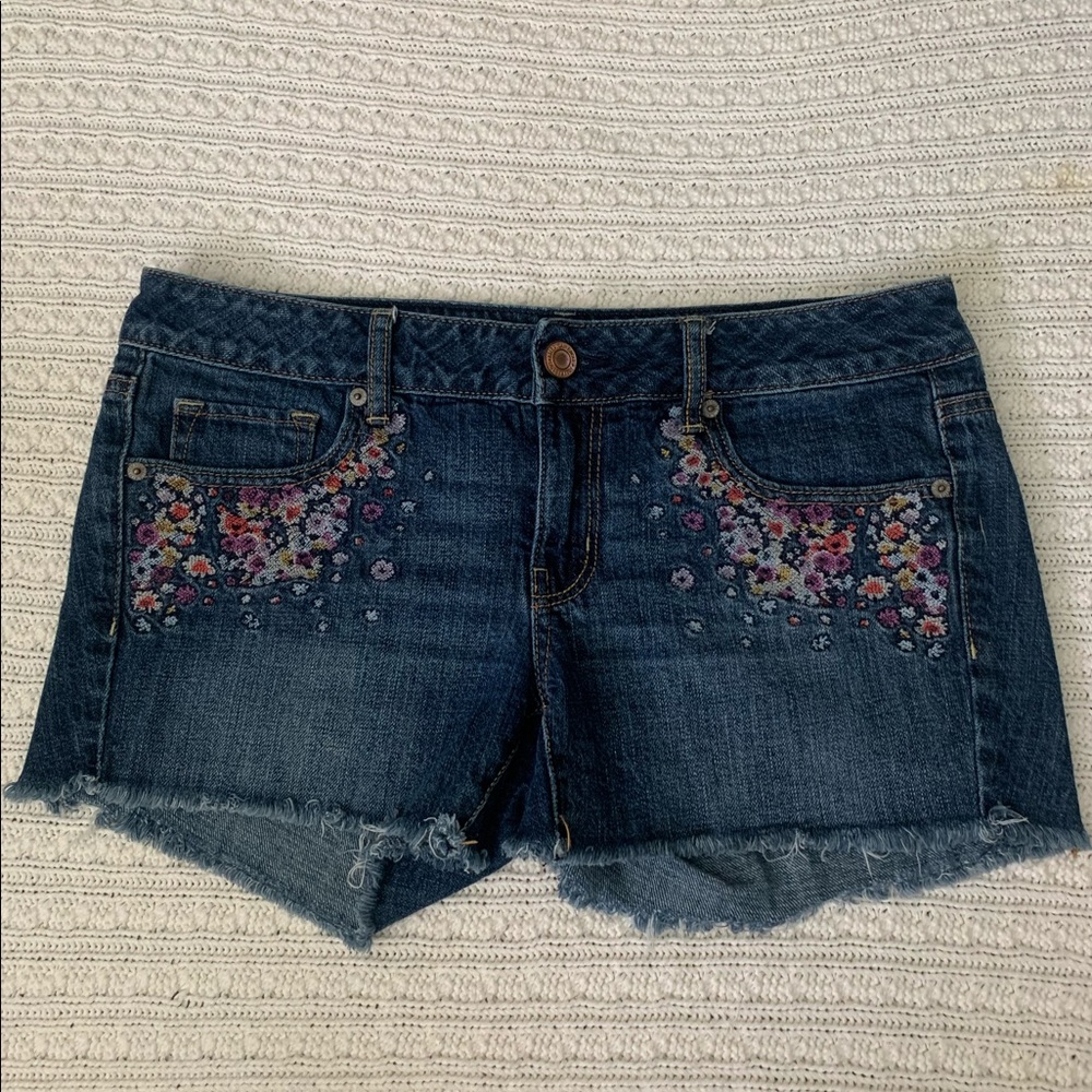 American Eagle Outfitters Embroidered Shorts